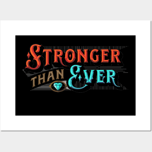 Stronger than Ever - Stronger than Yesterday - You Are Stronger Than You Think Posters and Art